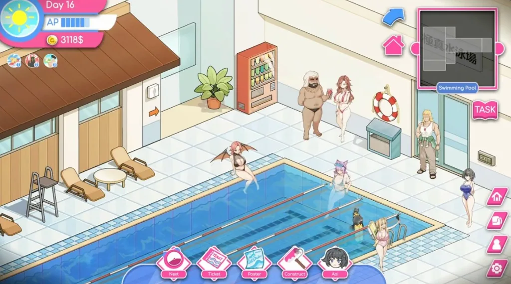 救生员狂热 Lifeguard Holic主视觉与游戏场景